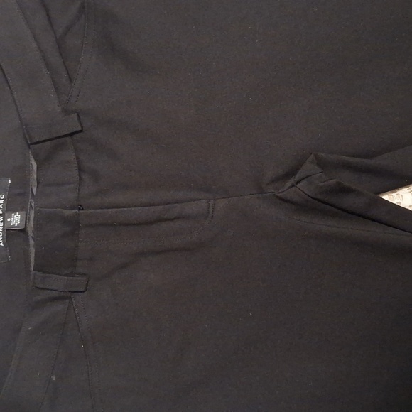 Andrew Marc Business Straight Leg Trouser With Patch Back Pockets - Picture 2 of 6